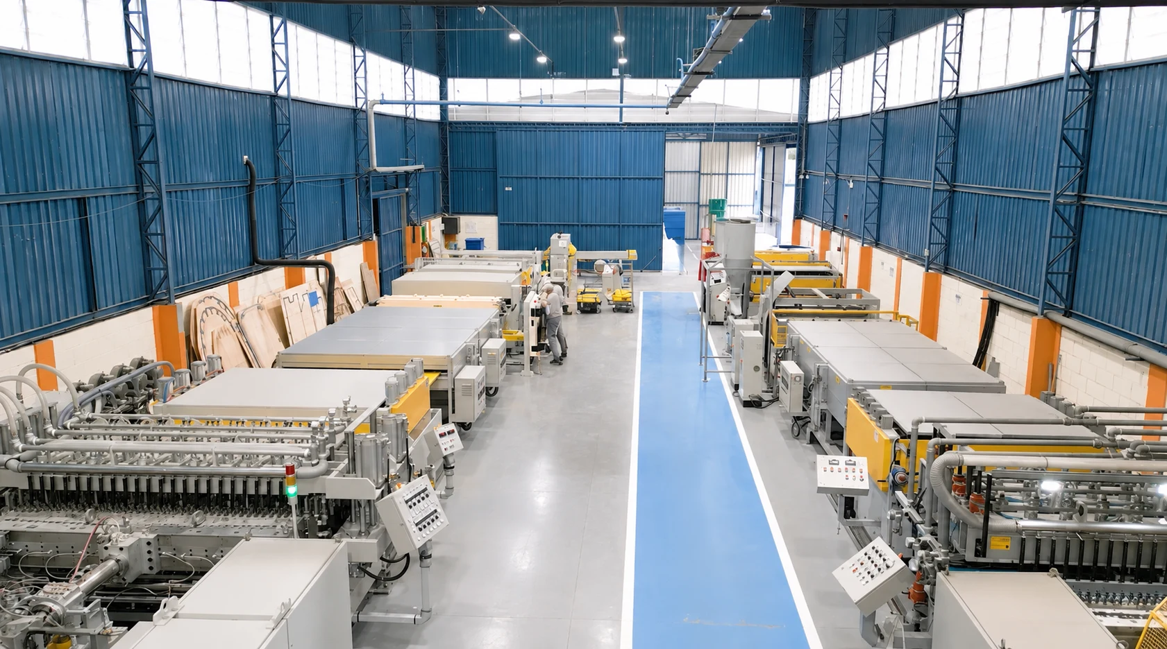 Linha industrial de produção de chapas e embalagens da DelloPlast®
