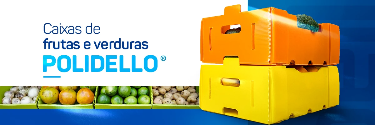 Caixas PoliDello® para frutas e verduras