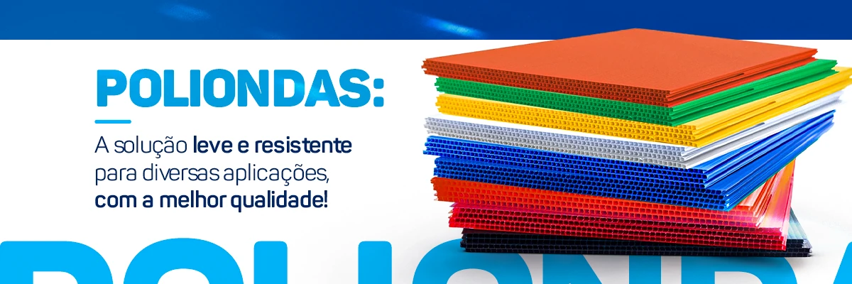 Chapas PP Corrugado PoliDello® em várias cores